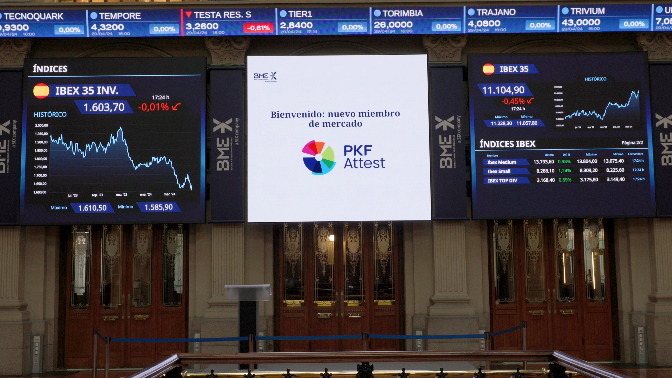PKF Attest nuevo miembro de mercado de BME